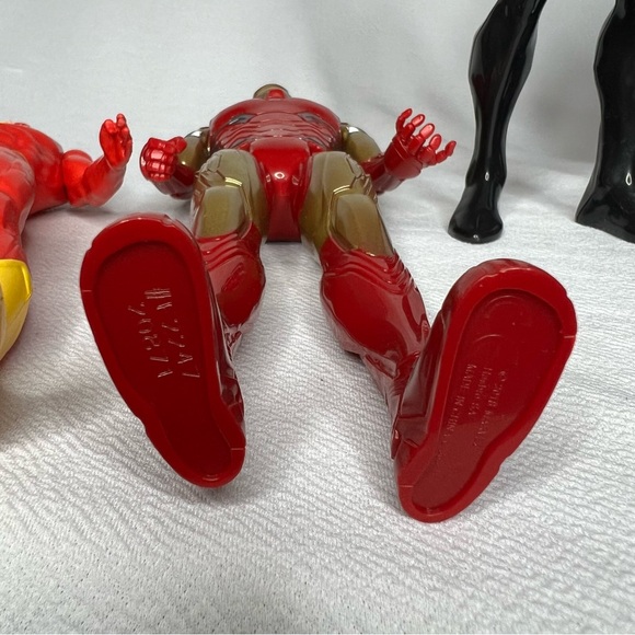 Marvel DC Action Figures Lot Of 4 Batman Spider-Man Flash Iron Man - Picture 7 of 13